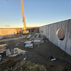 Vinnusvæði sem sgrbygg vann